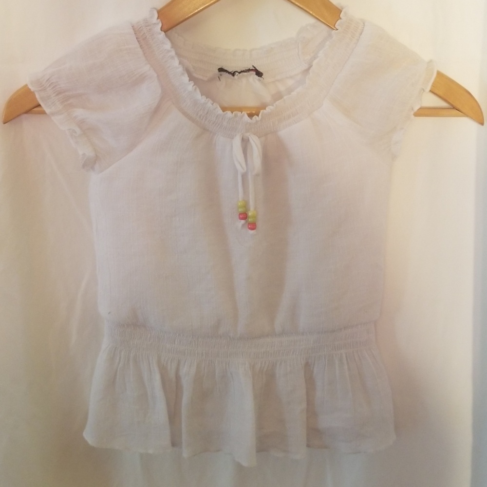 Kids white blouse size 6